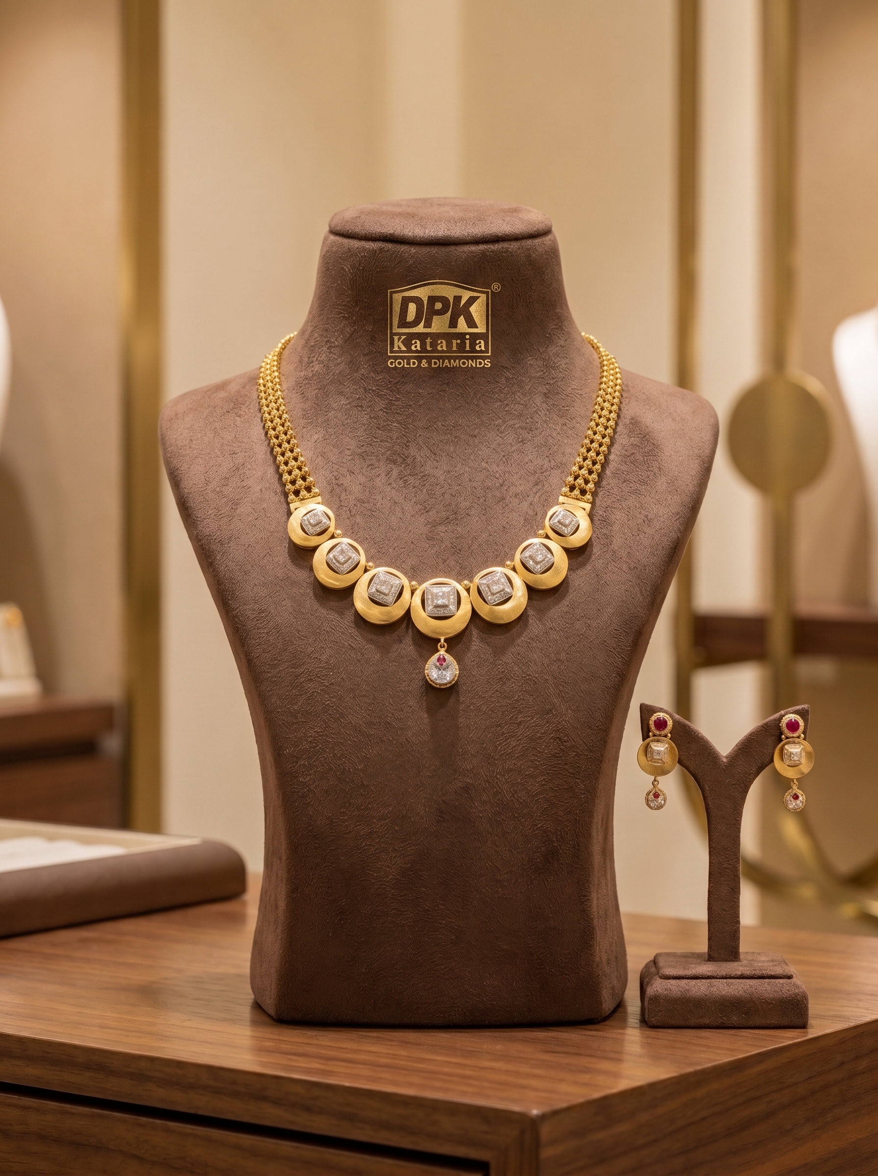 Aurelia Gold Necklace Set