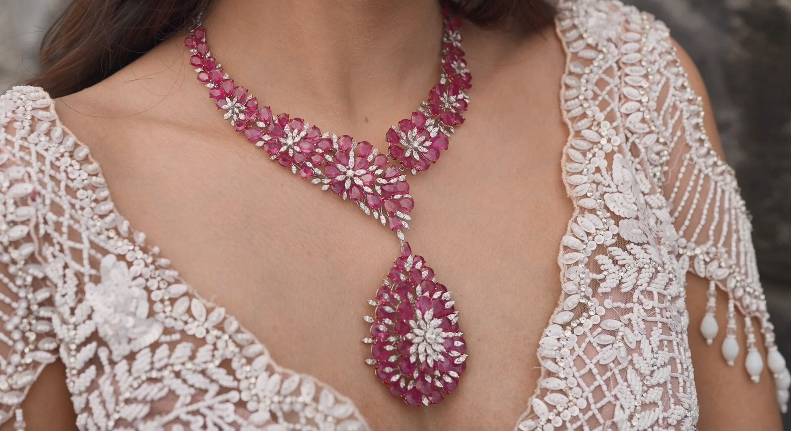 Close-Up Jewelry Showcase